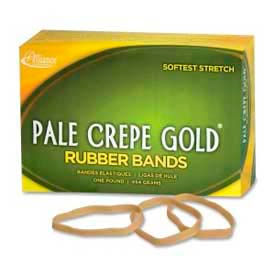 Alliance® Pale Crepe Gold® Rubber Bands Size # 64 3-1/2