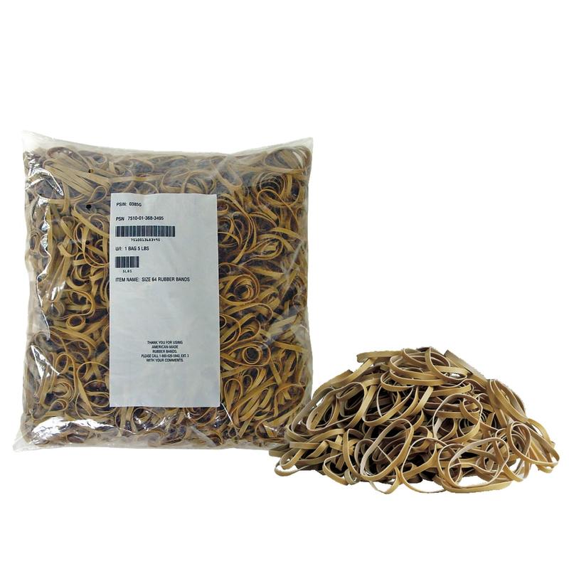 Alliance Rubber Postal Bands, Size #64, 3 1/2in x 1/4in, 2, 125 Per Pack MPN:2464309