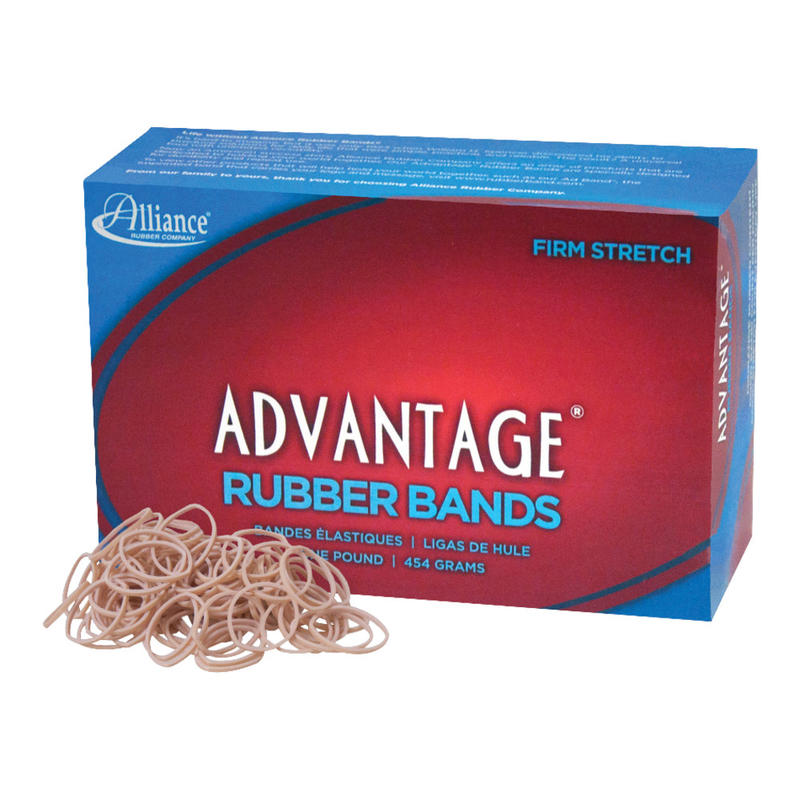 Alliance Rubber Advantage Rubber Bands, Size 10, 1 1/4in x 1/16in, Natural, Box Of 3630 MPN:26105