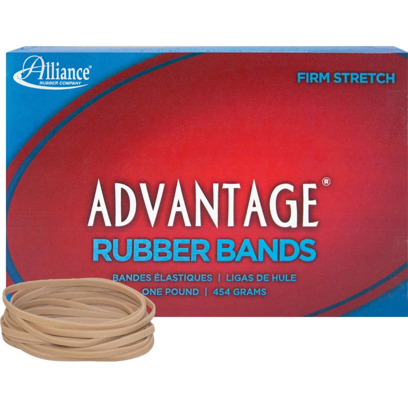 Alliance Rubber Advantage Rubber Bands In 1-Lb Box, #33, 3 1/2in x 1/8in, Box Of 600 MPN:26335