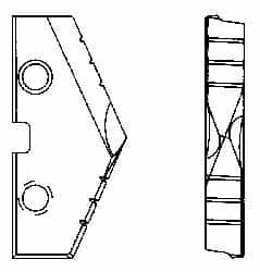 Spade Drill Insert: 2-9/32