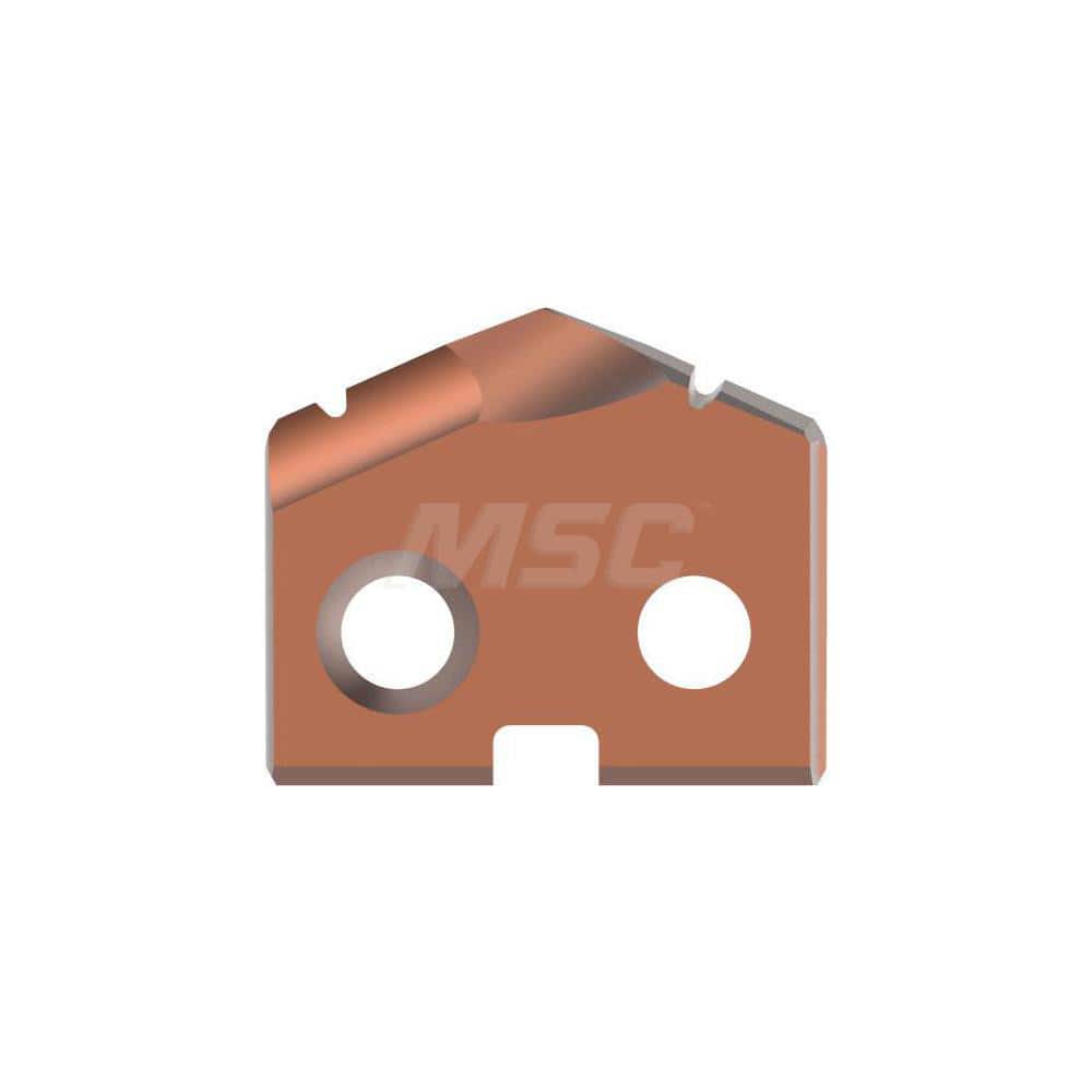 Spade Drill Insert: 17.50 mm Dia, Seat Size 0, Cobalt, 132 deg Point MPN:150H-17.5-TC