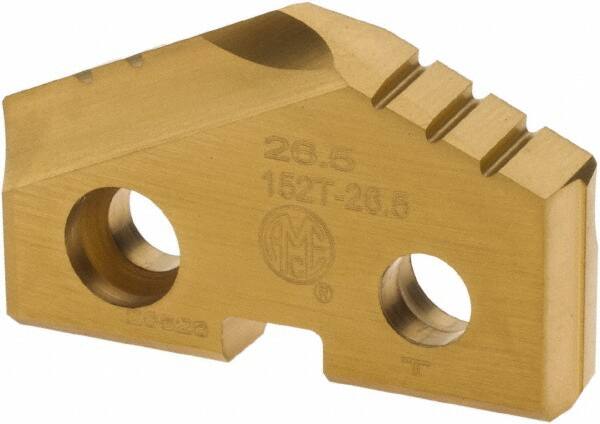 Spade Drill Insert: 26.50 mm Dia, Seat Size 2, Cobalt, 132 deg Point MPN:152T-26.5