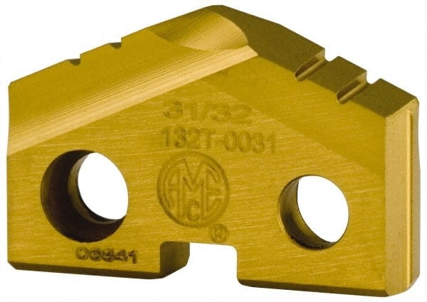 Spade Drill Insert: 30.00 mm Dia, Seat Size 2, Cobalt, 180 deg Point MPN:152T-30-FB