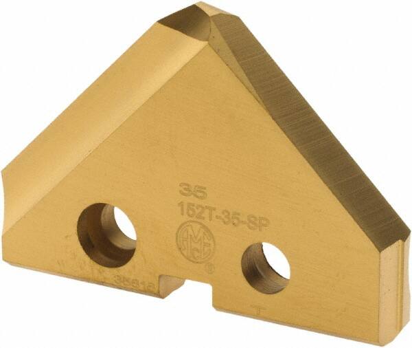 Spade Drill Insert: 35.00 mm Dia, Seat Size 2, Cobalt, 90 deg Point MPN:152T-35-SP