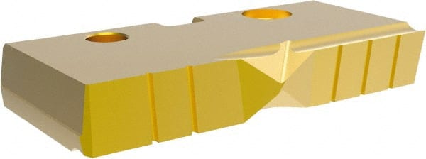 Spade Drill Insert: 60.00 mm Dia, Seat Size 4, Cobalt, 180 deg Point MPN:154T-60-FB