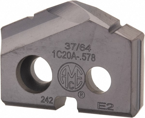 Spade Drill Insert: 37/64