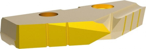 Spade Drill Insert: 39.00 mm Dia, Seat Size 3, High Speed Steel, 132 deg Point MPN:433T-39
