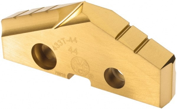 Spade Drill Insert: 44.00 mm Dia, Seat Size 3, High Speed Steel, 132 deg Point MPN:433T-44