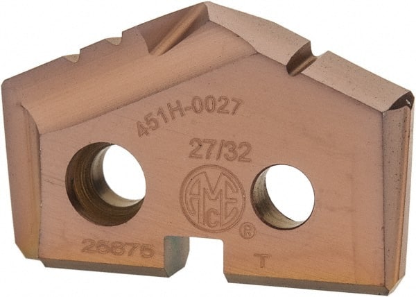 Spade Drill Insert: 27/32