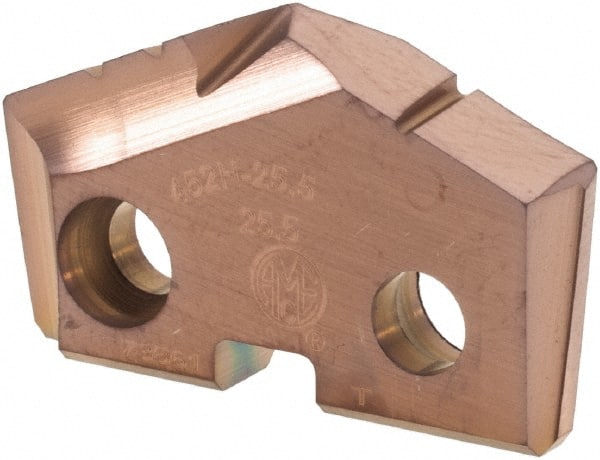 Spade Drill Insert: 25.50 mm Dia, Seat Size 2, Cobalt, 132 deg Point MPN:452H-25.5