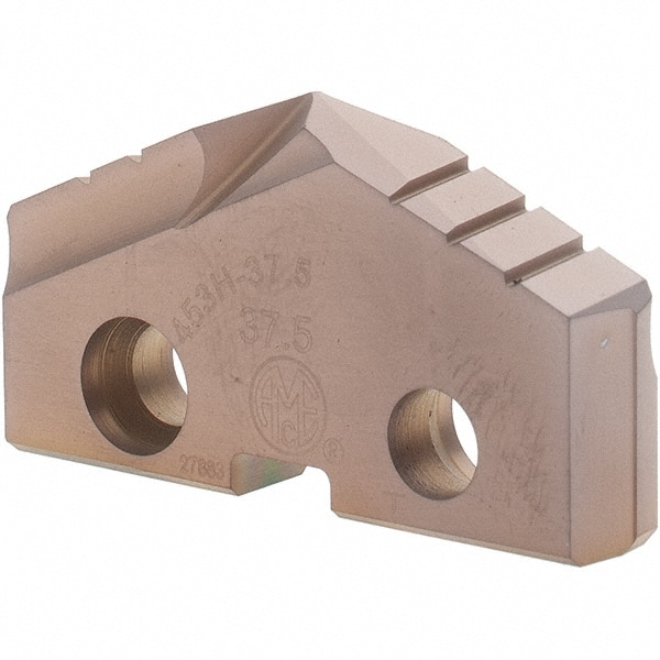 Spade Drill Insert: 37.50 mm Dia, Seat Size 3, Cobalt, 132 deg Point MPN:453H-37.5