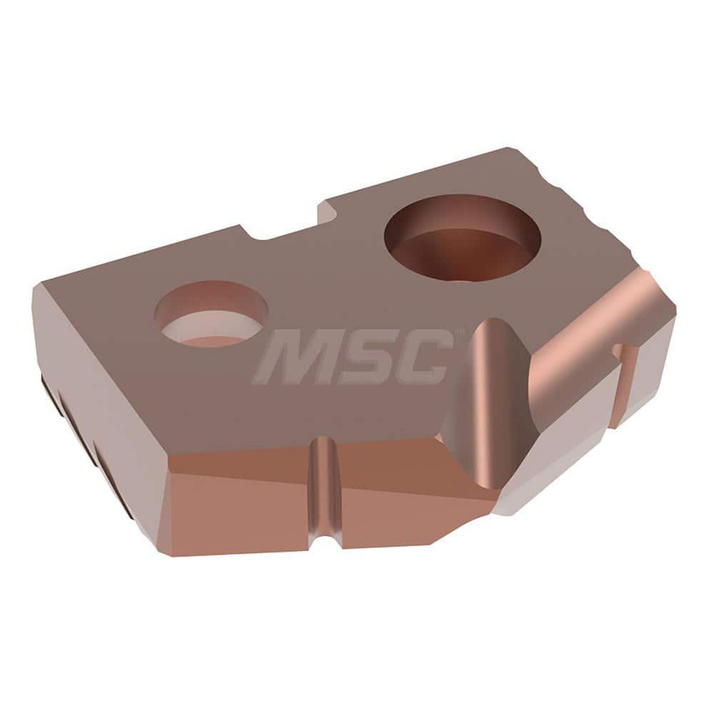 Spade Drill Insert: 17.50 mm Dia, Seat Size 0, Carbide, 132 deg Point MPN:TAM0-17.50