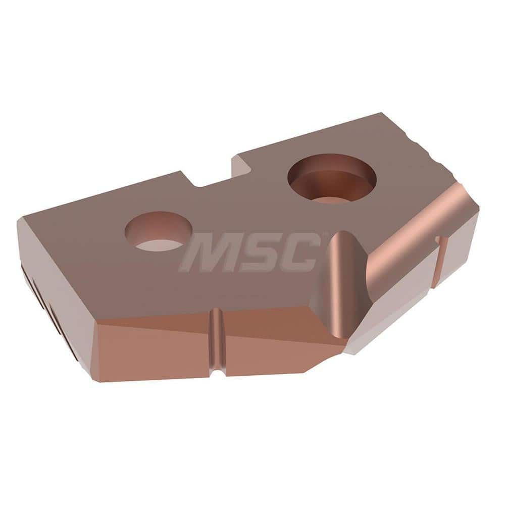 Spade Drill Insert: 23.60 mm Dia, Seat Size 1, Carbide, 132 deg Point MPN:TAM1-23.60