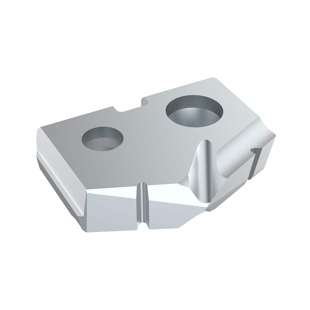 Spade Drill Insert: 12.80 mm Dia, Seat Size 0, Carbide, 132 deg Point MPN:TAN0-12.80