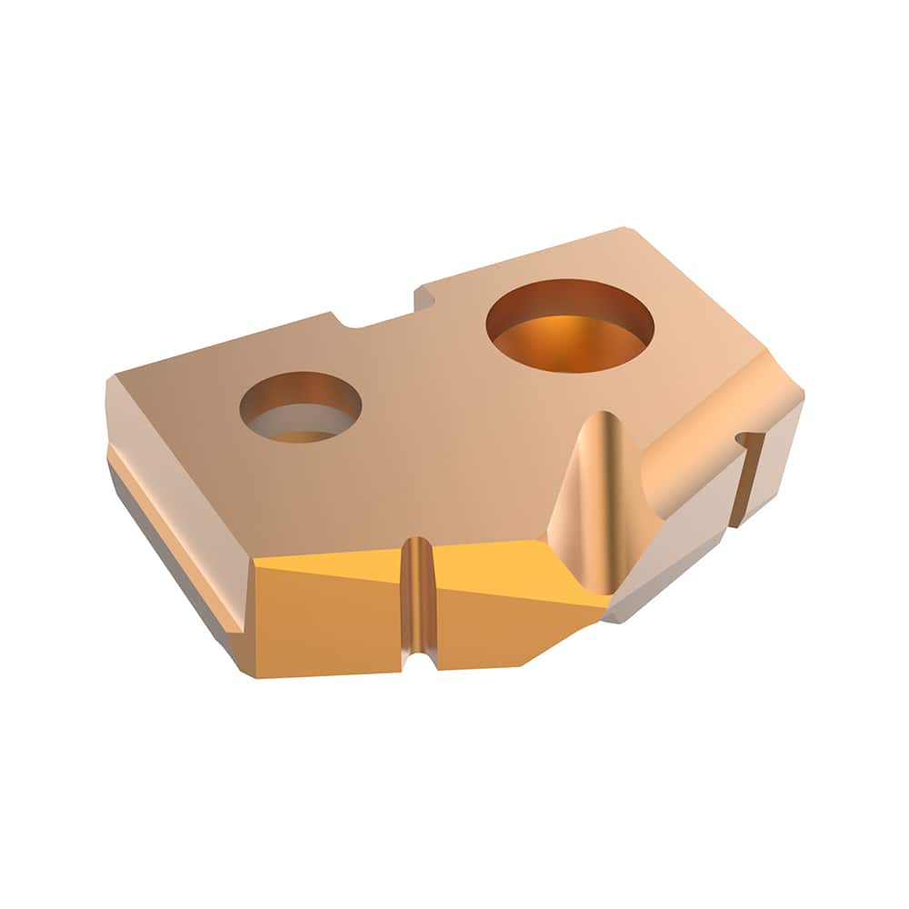 Spade Drill Insert: 17.60 mm Dia, Seat Size 0, Carbide, 132 deg Point MPN:TAP0-17.60