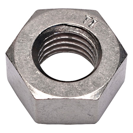 Heavy Hex Nut, M12x1.75, Titanium, Grade 2, Plain, 10 mm Ht MPN:0107435