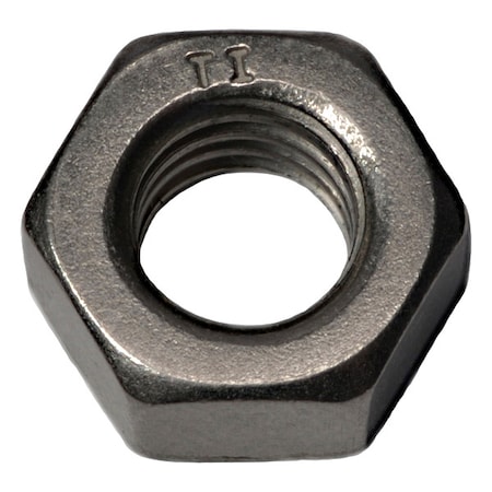 Heavy Hex Nut, M6x1, Titanium, Grade 2, Plain, 5 mm Ht MPN:0107451