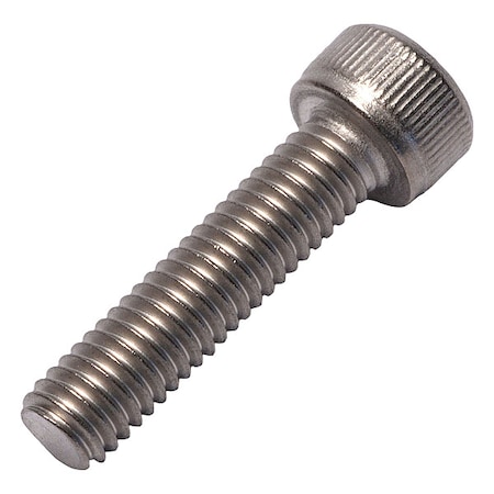 M6-1.00 x Socket, Socket Head Cap Screw, Plain Titanium MPN:0107476
