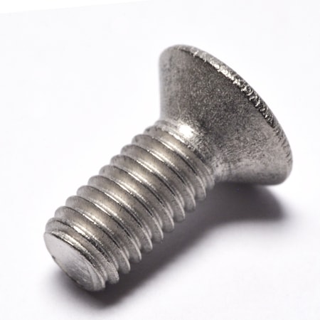 M5-0.80 x 12 mm Phillips Flat Machine Screw, Plain Titanium MPN:0107516