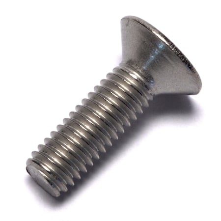 M6-1.00 x 20 mm Phillips Flat Machine Screw, Plain Titanium MPN:0107522