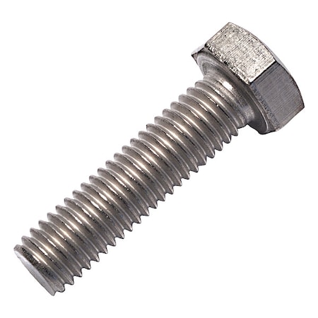 Grade 2, M8-1.25 Hex Head Cap Screw, Plain Titanium, 30 mm L MPN:0107553