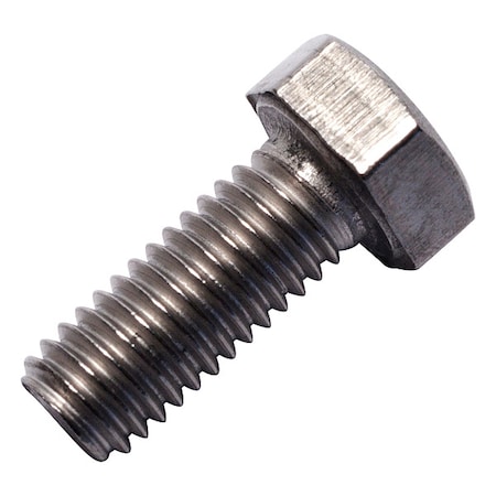 Grade 2, M5-0.80 Hex Head Cap Screw, Plain Titanium, 12 mm L MPN:0107561