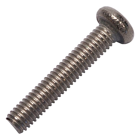 M3-0.50 x 16 mm Phillips Pan Machine Screw, Plain Titanium MPN:0107586