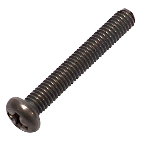 M3-0.50 x 20 mm Phillips Pan Machine Screw, Plain Titanium MPN:0107587