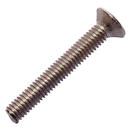 M3-0.50 x 20 mm Phillips Flat Machine Screw, Plain Titanium MPN:0107589