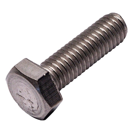 Grade 2, M6-1.00 Hex Head Cap Screw, Plain Titanium, 20 mm L MPN:0107630