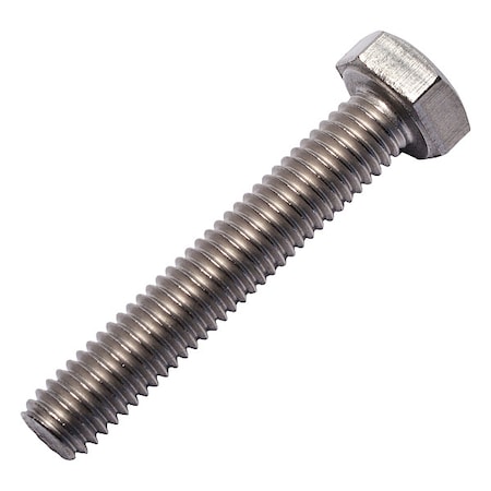 Grade 2, M6-1.00 Hex Head Cap Screw, Plain Titanium, 35 mm L MPN:0107632