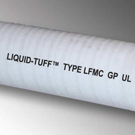 Liquid-Tight Flex Metal Conduit, 1/2 in Trade Size, 100 ft, 3 in Bend, Steel, Gray MPN:6202-30-00