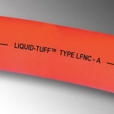 Continuous-Flex Liquid-Tight Plastic Conduit, 1/2 in Trade Size, 100 ft, 3 in Bend, PVC, Orange MPN:6502-30-00