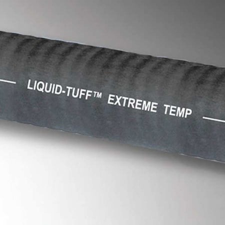 Liquid-Tight Flex Metal Conduit, 1 in Trade Size, 100 ft, 3 in Bend, Steel, Black MPN:6804-30-00