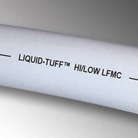 Liquid-Tight Flex Metal Conduit, 3 in Trade Size, 25 ft, 9-1/2 in Bend, Steel, Gray MPN:6909-22-00