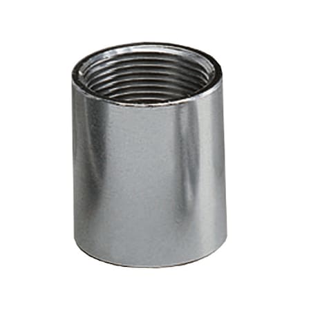 IMC Coupling, 3/4 in, Threaded, Aluminum, Plain, Silver MPN:732324