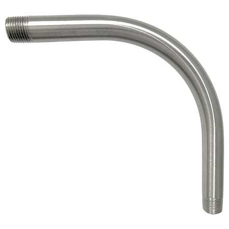 IMC 90 Deg Elbow, 1/2 in, Threaded, Aluminum, Plain, Silver MPN:732340