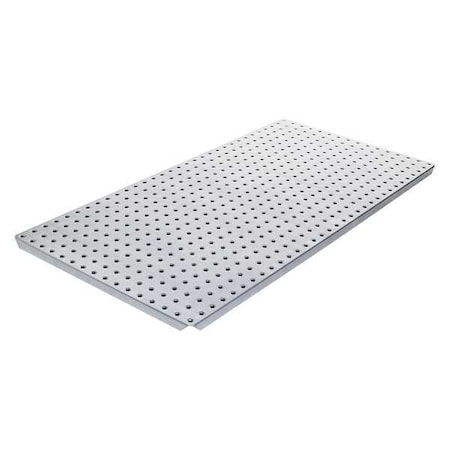 Pegboard, 16in.Hx32in.W, Metal, Gray, PK2 MPN:ALGBRD16X32GALV