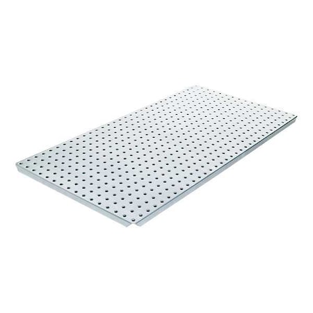 Pegboard, 16in.Hx32in.W, Metal, Silver, PK2 MPN:ALGBRD16X32SIL