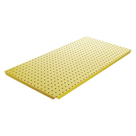 Pegboard, 16in.Hx32in.W, Metal, Yellow, PK2 MPN:ALGBRD16X32YEL