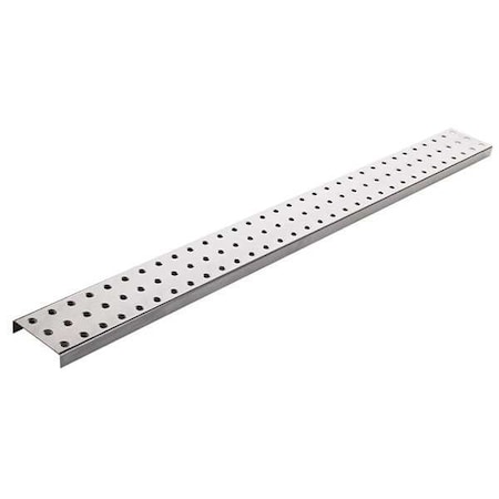 Pegboard, 3in.Hx32in.W, Metal, Silver, PK2 MPN:ALGSTRP3X32SIL