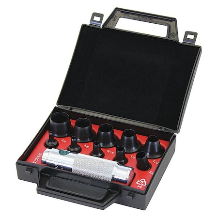 Hollow Punch Kit, Standard, 11 pcs. MPN:AX1300