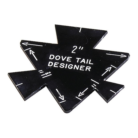 Dove-Tail Designer Template, 2-1/8
