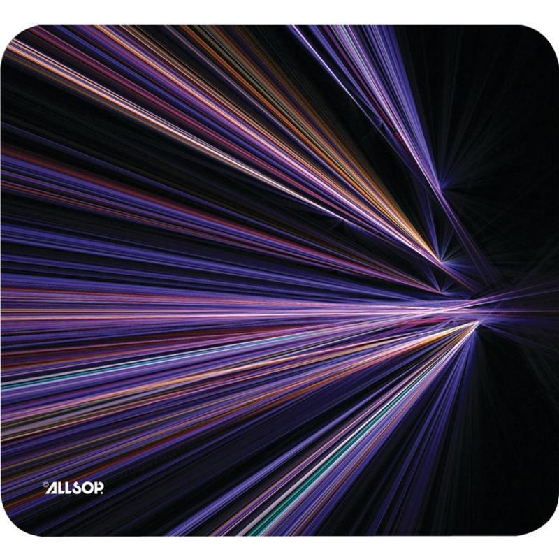 Allsop NatureSmart Image Mousepad, Tech Purple Stripes MPN:30600