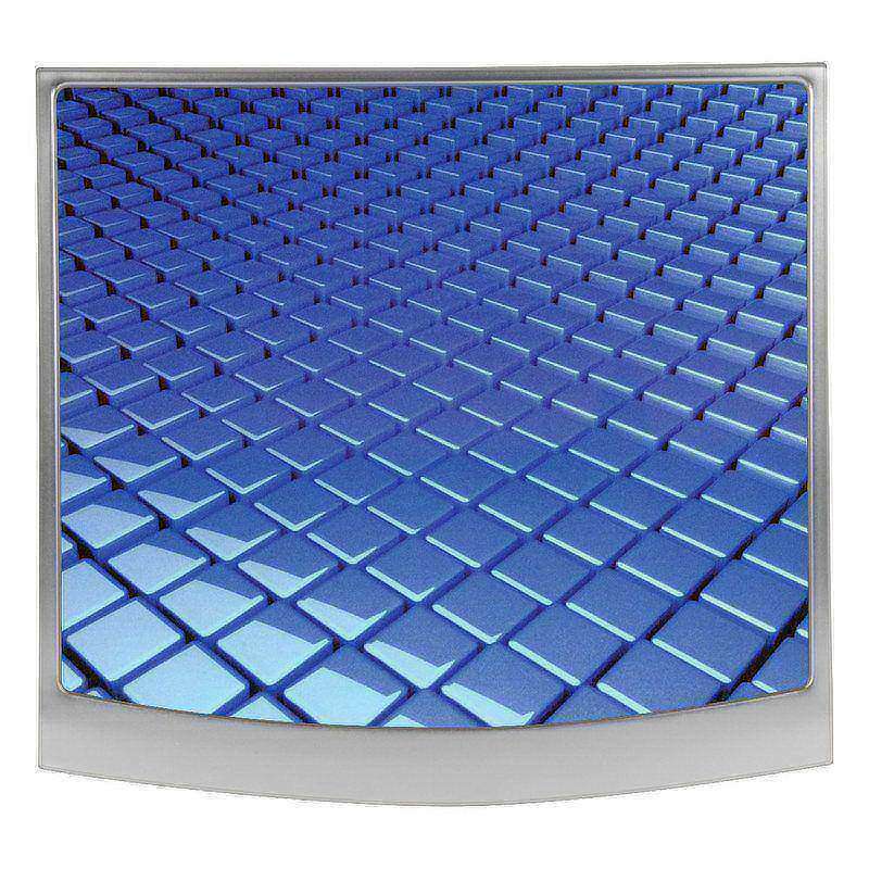 Allsop Redmond Mouse Pad, 10.75in x 10in, Grid, Blue/Silver MPN:30864