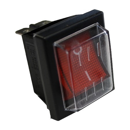 Switch, 1 1/2 in L, 1 1/4 in W, Plastic MPN:4150041