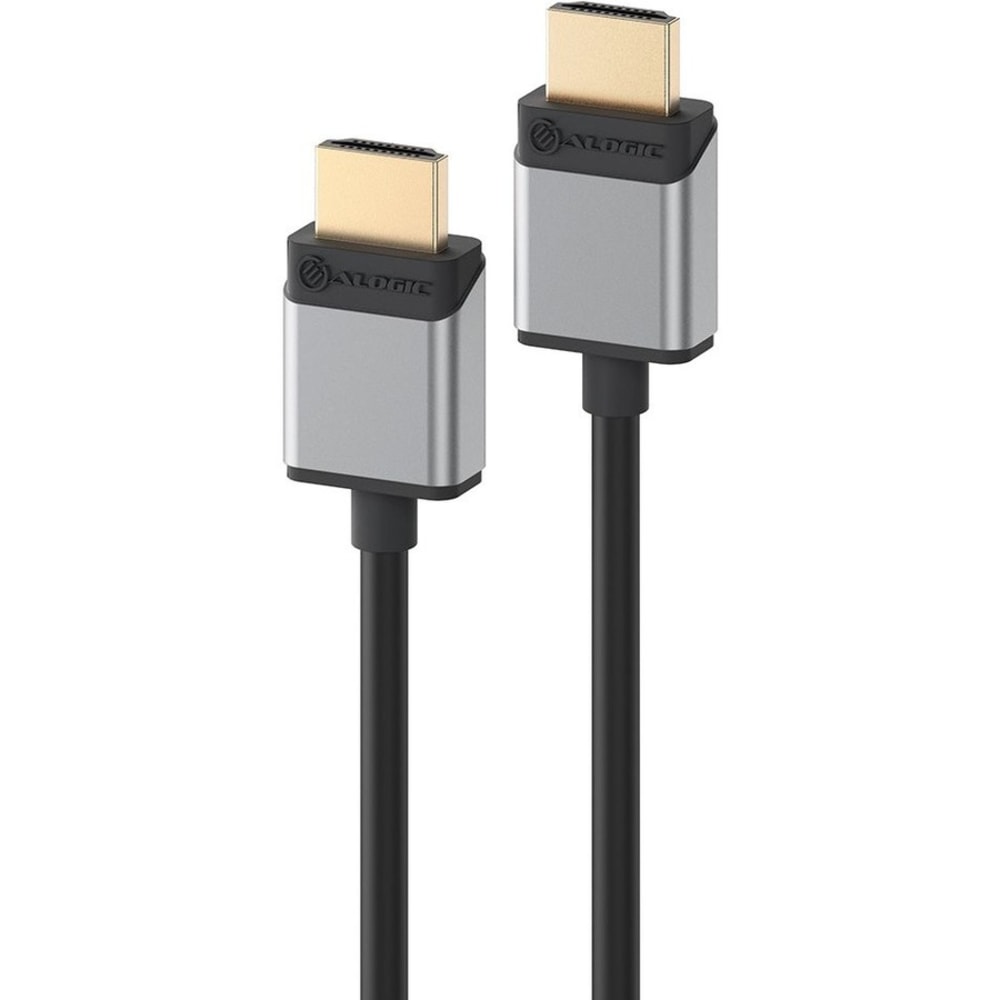 ALOGIC Slim Super Ultra HDMI to HDMI Cable, 3.28ft, Space Gray MPN:SSULHD01-SGR