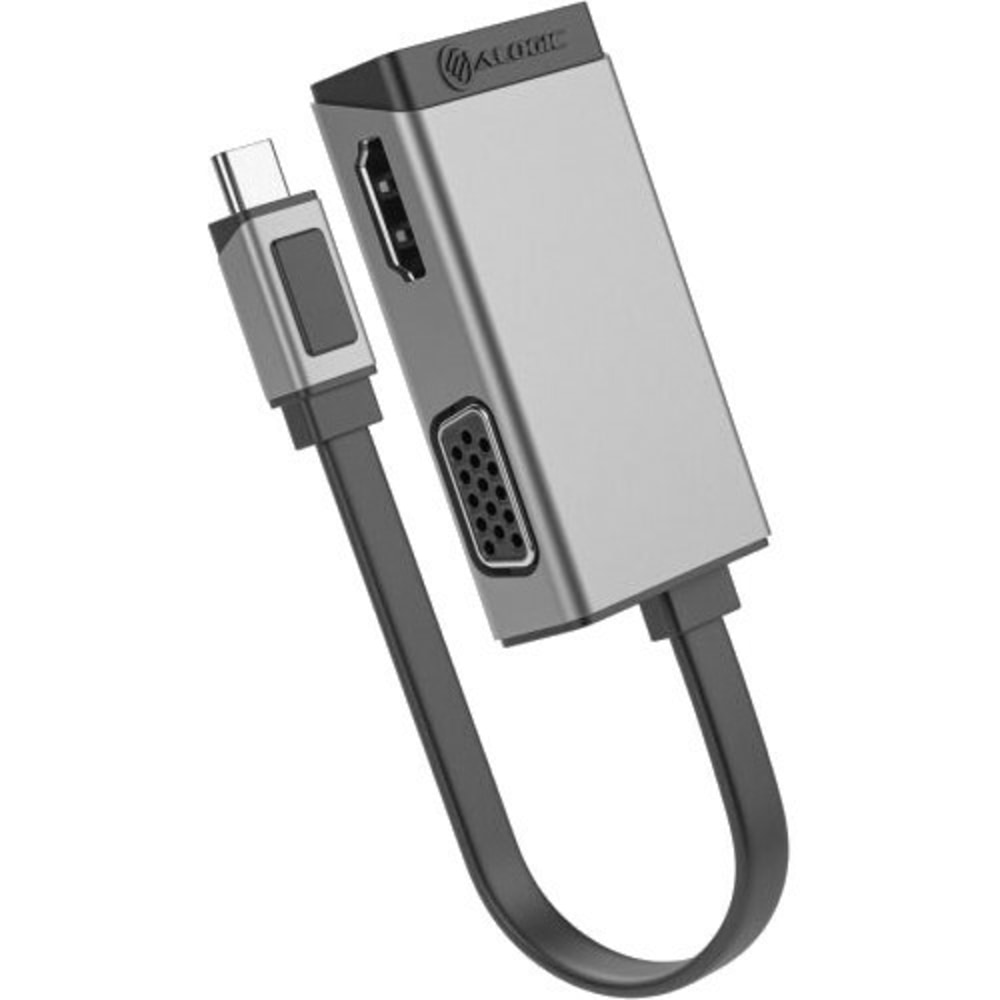 Alogic MagForce Duo Play 2-in-1 Adapter - 1x USB Type C - Male - 1x HDMI Digital Audio/Video - Female, 1x H - ULCVGHDSGR MPN:ULCVGHD-SGR