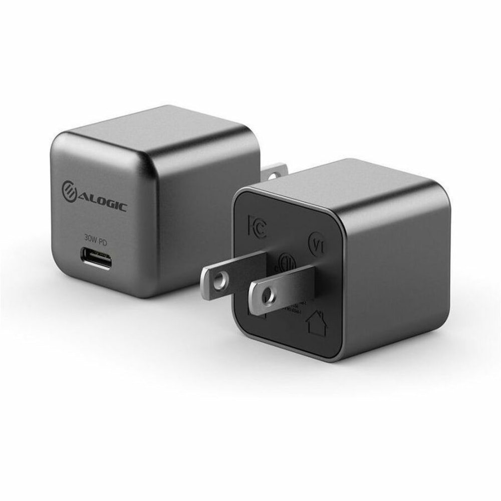 ALOGIC Rapid Power Mini - Power adapter - 30 Watt - PD (USB-C) - United States MPN:WCG1X30SGR-US